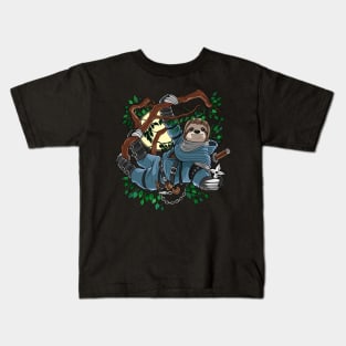 Sloth Ninja Kids T-Shirt